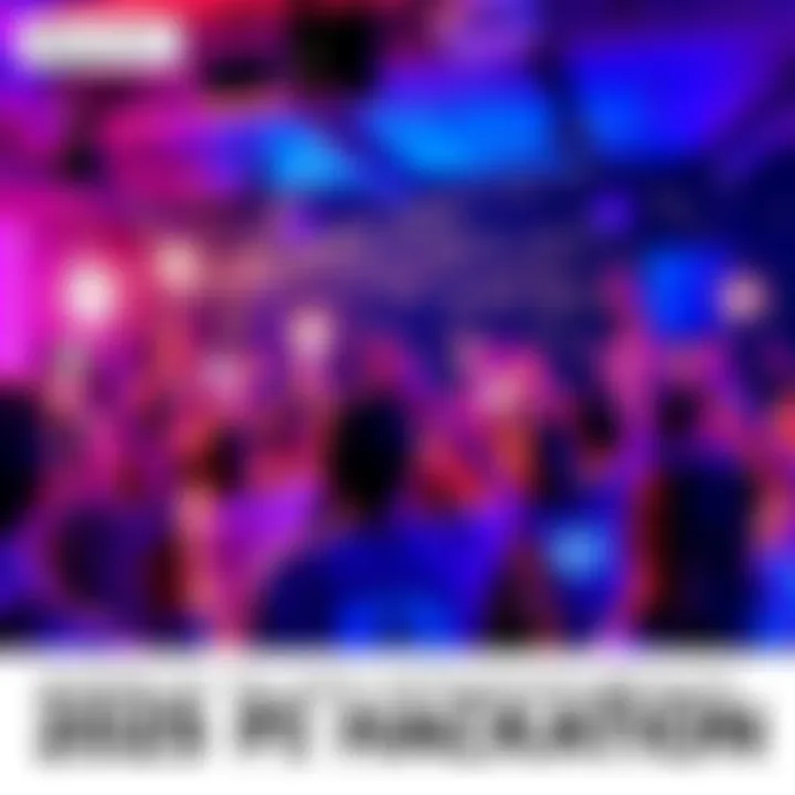 Celebration at the 2025 Pi Hackathon Participants celebrating the announcement of winners at the 2025 Pi Hackathon, showing excitement and creativity in technology projects