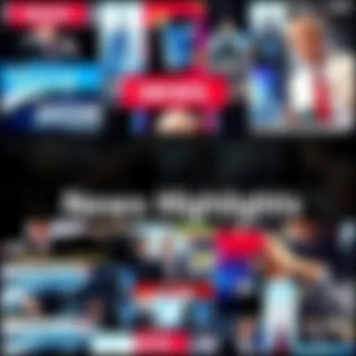 A collage showing key news events in 2026 with headlines and images of significant happenings.
