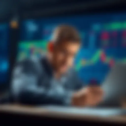 CRO Concerns A worried investor looks at financial charts and news headlines about CRO, showing signs of trouble like cashback cuts and leader silence.