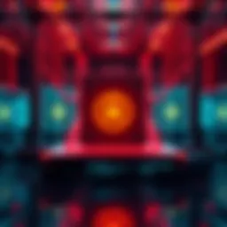 A digital representation of the KiloScribeApp showcasing permanent storage for websites, games, and files on a decentralized network.