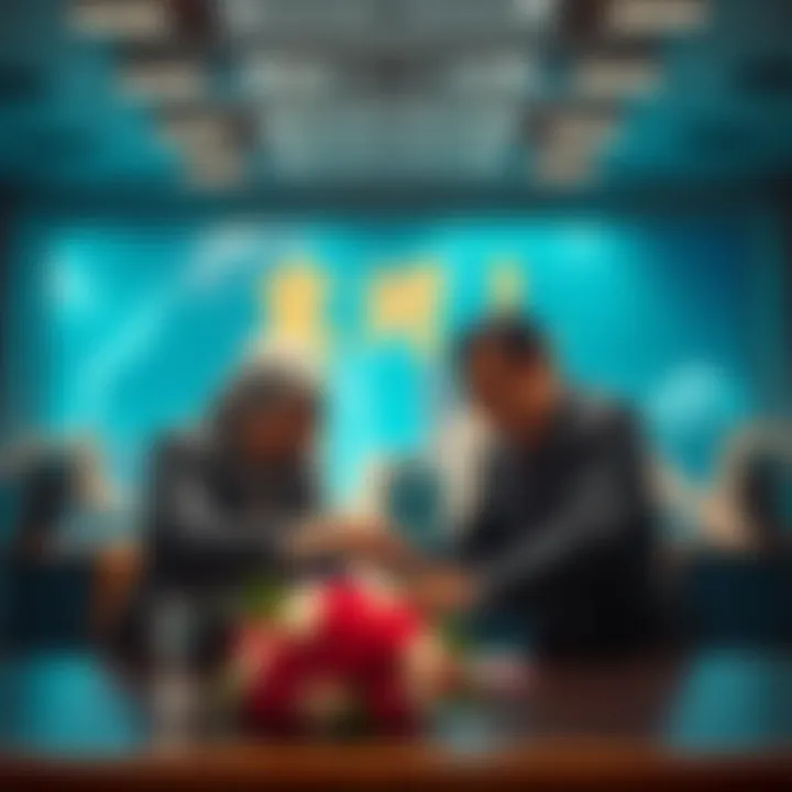 MOL and ITOCHU representatives signing a Memorandum of Understanding to promote environmental certificates