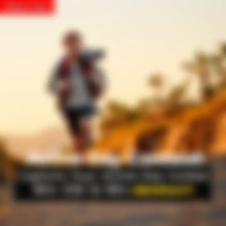 A person running outdoors with a camera, capturing their active lifestyle for a contest.