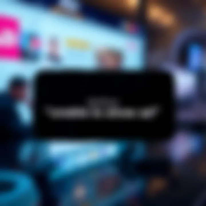 A smartphone screen showing an error message saying 'unable to show ad', with a blurred ad interface in the background.