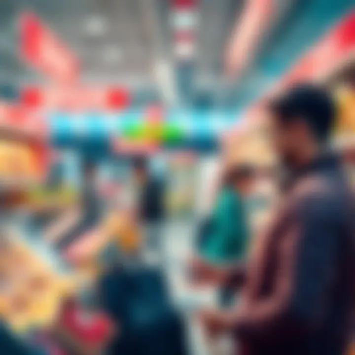 A customer making a purchase using ADA cryptocurrency at a SPAR store in Switzerland