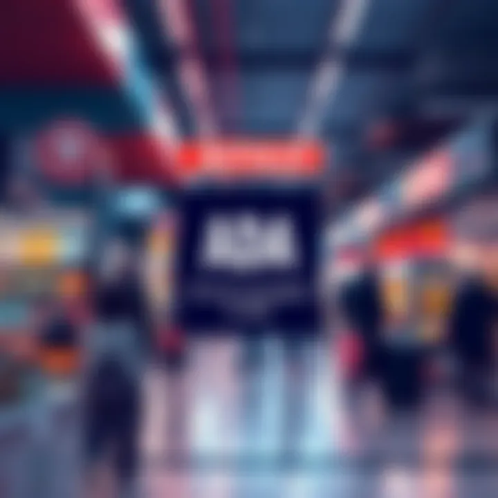 A SPAR store in Switzerland displaying a sign indicating acceptance of ADA cryptocurrency payments, with shoppers in the background.