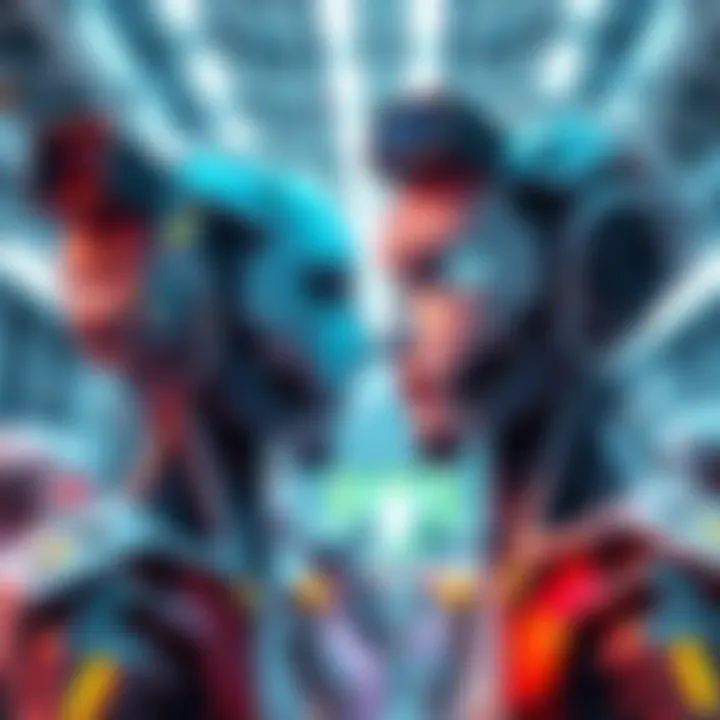 Futuristic robots symbolizing advanced AI agents in a tech setting