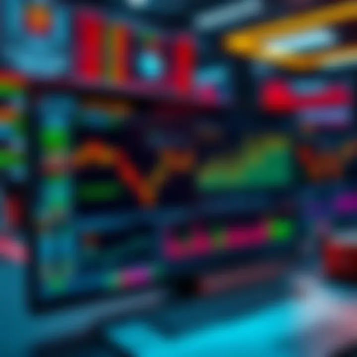 AI Tools for Crypto Trading A screen displaying AI tools managing crypto trading with graphs and data analysis.