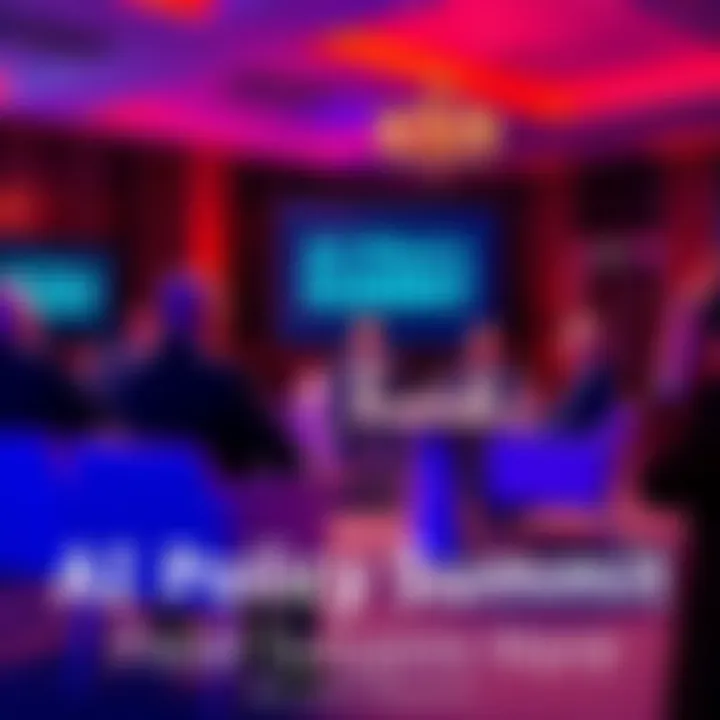 AI Policy Summit Panel Discussion Panel discussion at the AI Policy Summit with Rep. French Hill and leaders from Hedera and Capital One, focusing on AI policy issues.