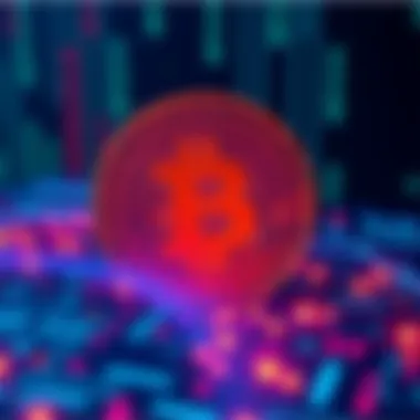 A digital representation of AI and quantum computing working together to enhance Bitcoin security, featuring a padlock symbol over a Bitcoin logo, with computer code in the background.