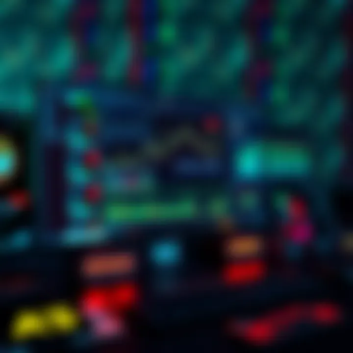 A computer screen displaying various AI tools and graphs related to crypto trading.