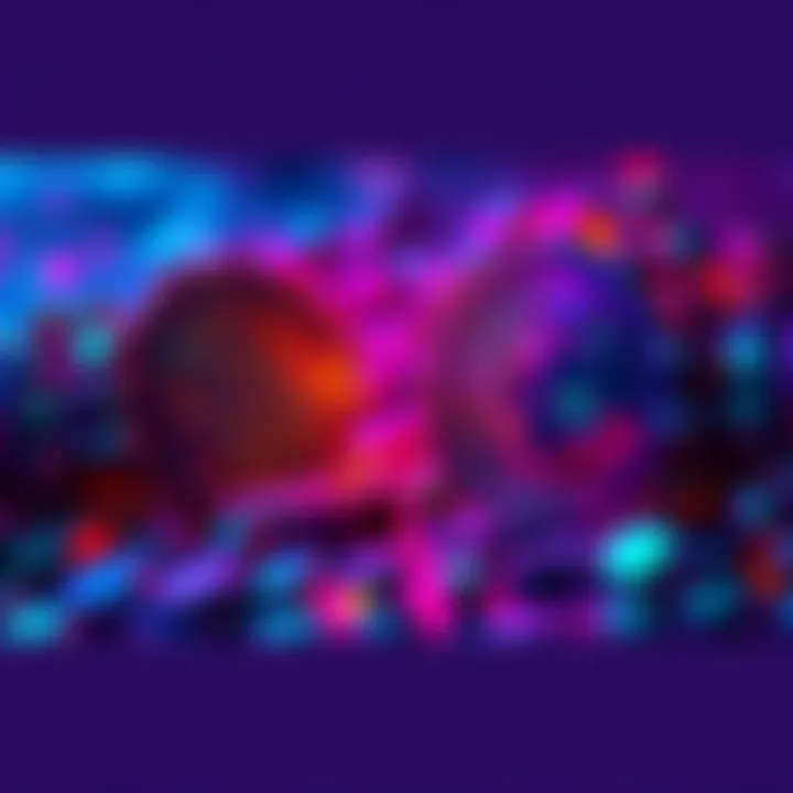 A visual representation highlighting the competition between Algorand's advanced technology and the rising popularity of meme coins.