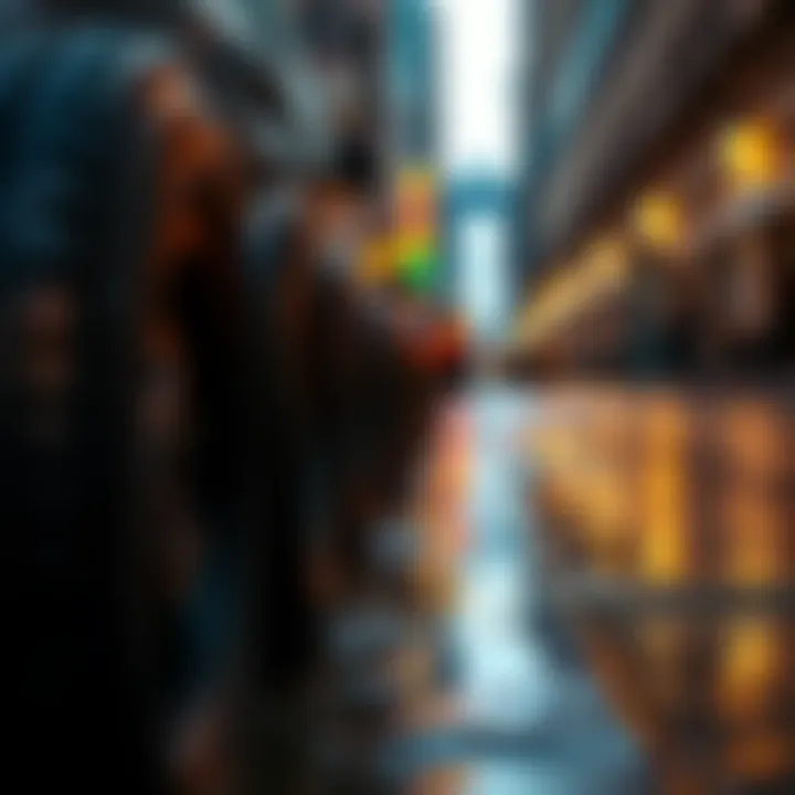 A close-up view of all-season tires on a wet street in NYC, showcasing their tread pattern designed for rain and snow handling.
