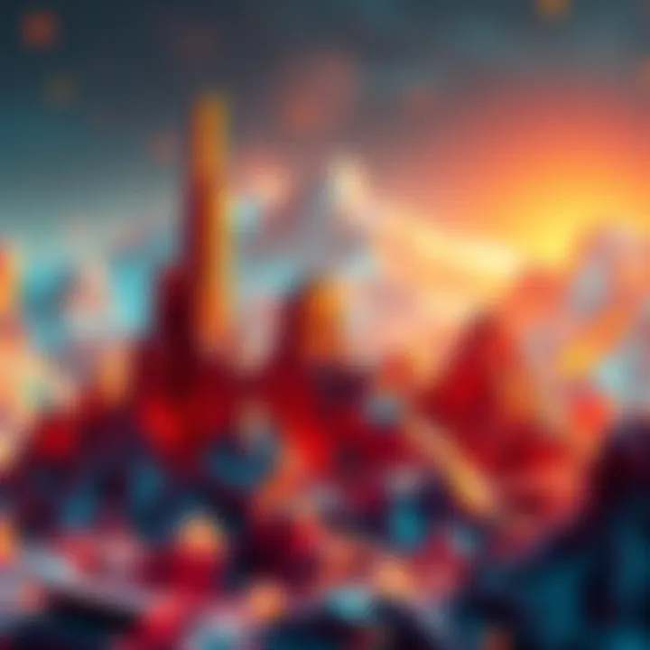 A visual representation of alternative cryptocurrencies rising in value, symbolizing the return of alt season for investors.