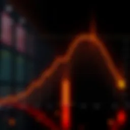 A graph showing a steep decline in the altcoin market over the past 13 months, with a dark background and downward arrows symbolizing loss.