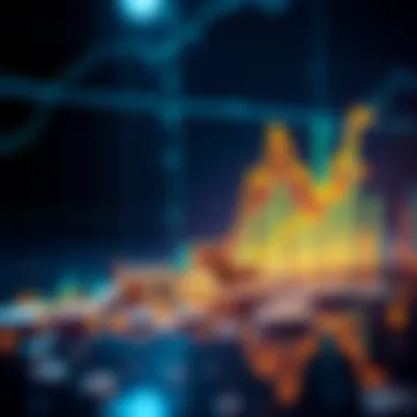 A line graph illustrating the stability and growth of various altcoins in the market, indicating investment potential.