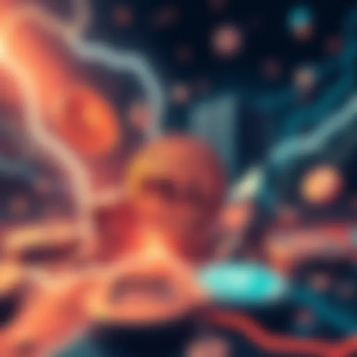 Alternative Cryptocurrency Tools An illustration showcasing various cryptocurrency privacy tools like Railgun and Monero, with a focus on the concept of secure transactions without revealing identities.