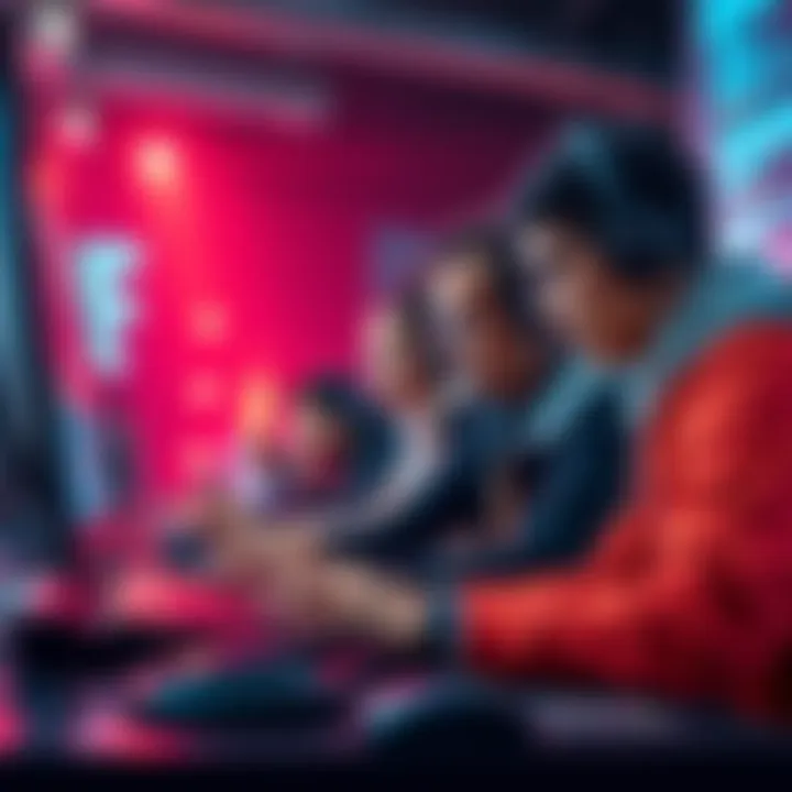 Participants engage in coding and teamwork at the Amazon Hackon event