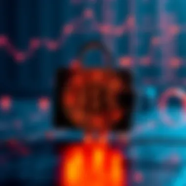 Anonymous Bitcoin Wallet A digital wallet icon with a lock symbol, representing anonymity in Bitcoin transactions