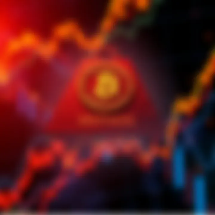 Graphic showing Anthropic Mythos logo with Bitcoin symbols reflecting market changes