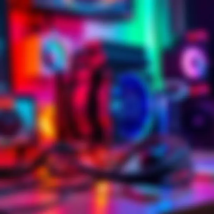 Antminer X9 in a tech setup An Antminer X9 mining device placed on a desk with power cables and cooling fans visible