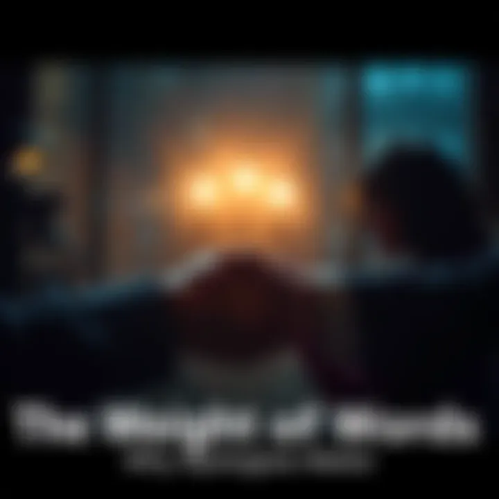 A poignant scene depicting a person extending an apology, capturing the essence of accountability and recognition in relationships.