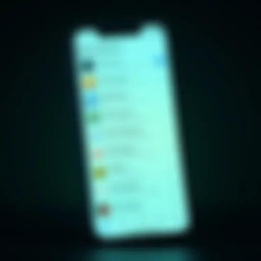 A smartphone screen showing a list of app notifications filled with promotions instead of updates