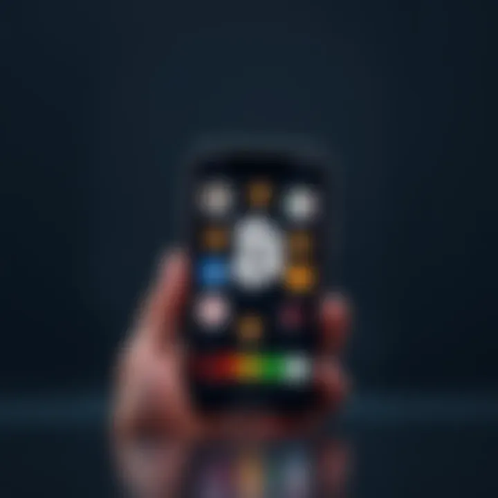 Apps for Buying Bitcoin Smartphone displaying various apps for purchasing Bitcoin safely