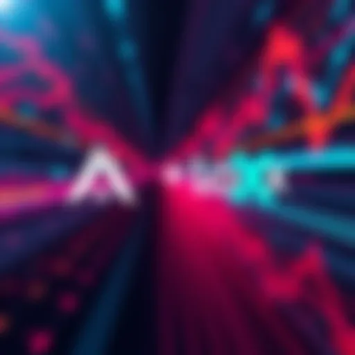 A graphic showing Arbitrum and LogX logos together, symbolizing their partnership for high-speed trading in cryptocurrency.