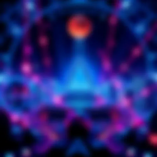 A visual representation of the Arc mainnet launch with digital elements and blockchain symbols, highlighting its integration with OpenSea.