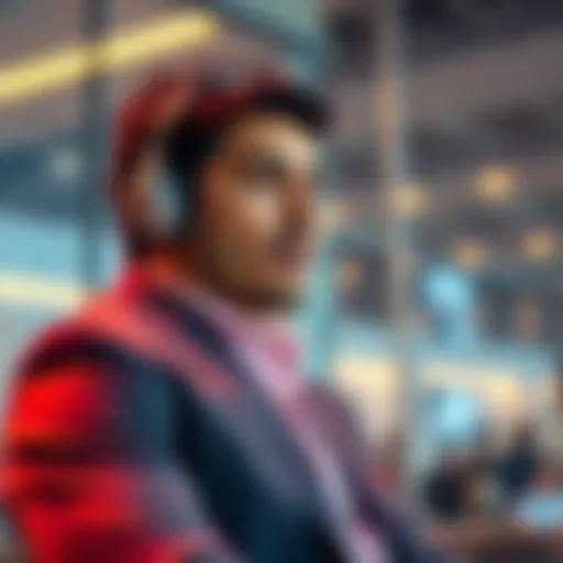 Armani Ferrante, CEO of Backpack Exchange, speaks about Solana's features and benefits in a modern setting.