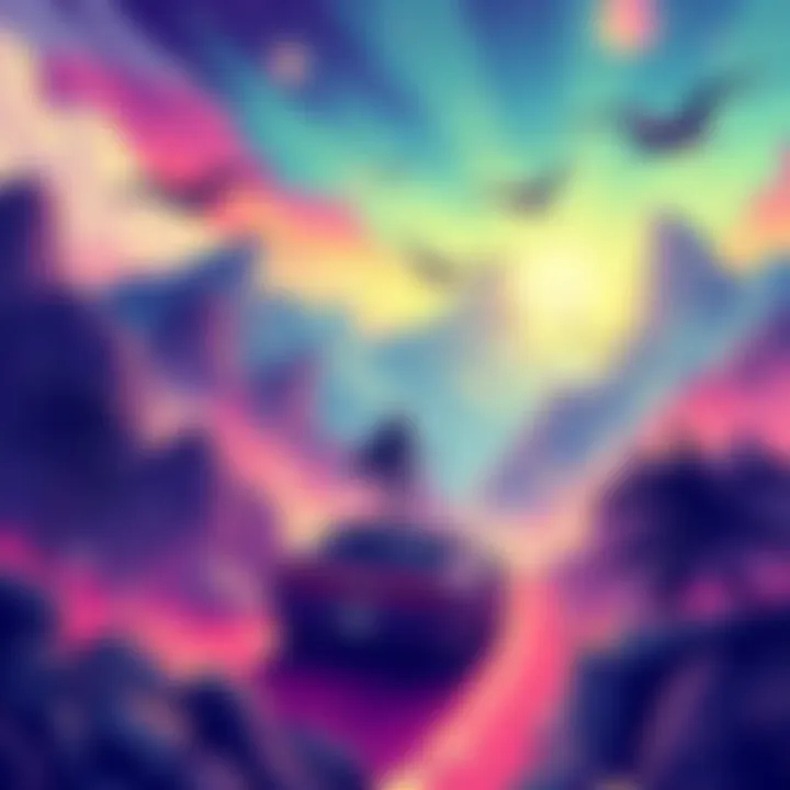 Artus Launch Celebration with Crypto Vibes Dynamic illustration of AI financial advice in a vibrant crypto landscape