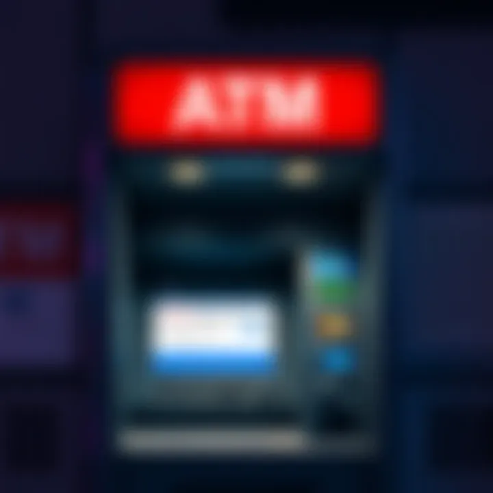 A local ATM in Georgia displaying a sign indicating no withdrawal fees for Revolut users