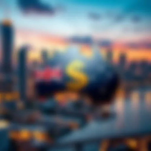 Illustration of Australia's digital dollar on the XRP Ledger with a skyline background