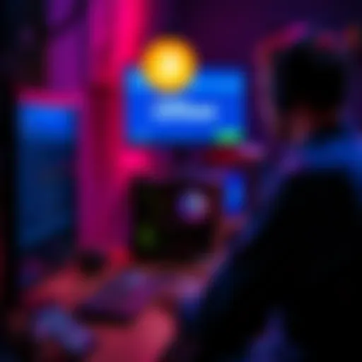 Person setting up Avalon 3s miner for solo Bitcoin mining with a computer and Coinbase address on screen