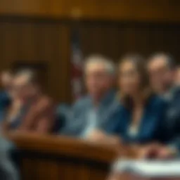 Sam Bankman-Fried's parents sitting in a federal court, showing concern during the hearing.
