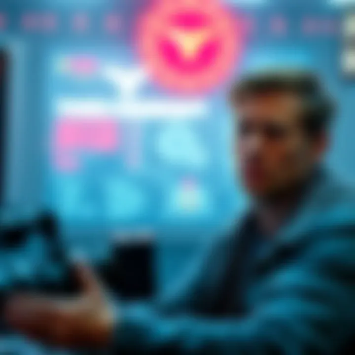 Ben McKenzie discussing cryptocurrency lies in a film trailer