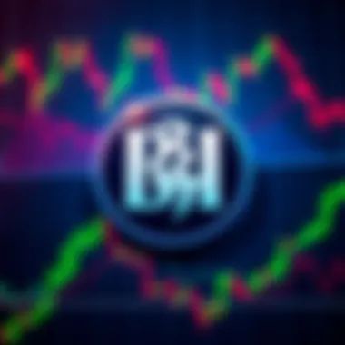 Berkshire Hathaway's logo amidst fluctuating stock market graphs, highlighting recent investor concerns