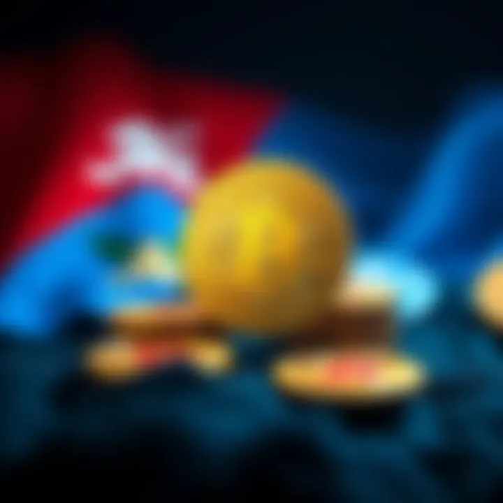 A graphic showing Bitcoin coins and Bhutan's flag, symbolizing the country's recent sale of Bitcoin worth $25 million and its decreasing crypto reserves.