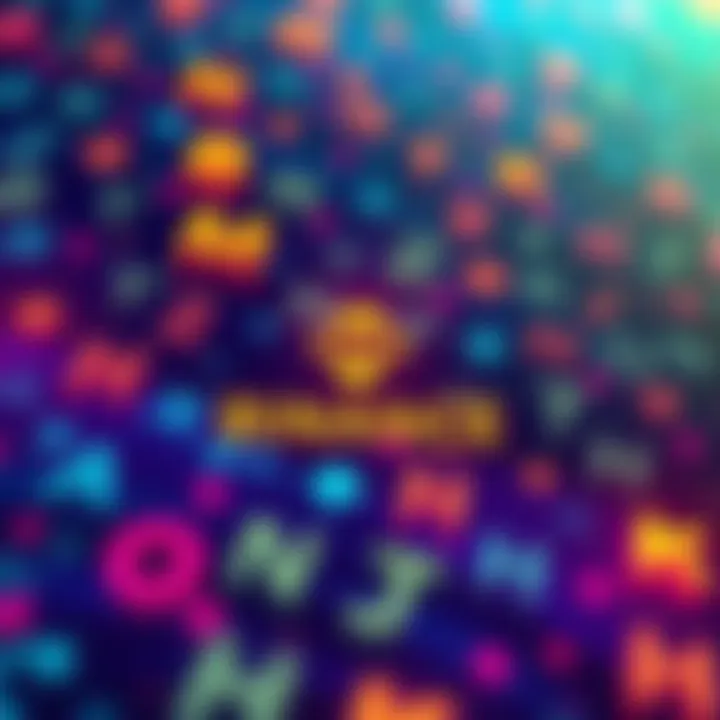 A visual representation of cryptic letters and mathematical symbols symbolizing Binance's puzzling message
