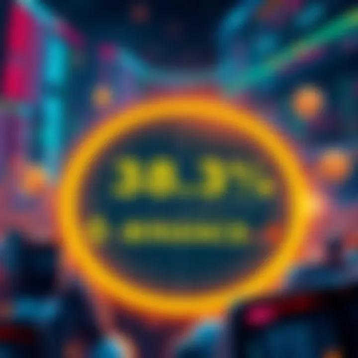 A graphic showing Binance's 38.3% market share in crypto trading, with Bybit and MEXC's volumes illustrated as well