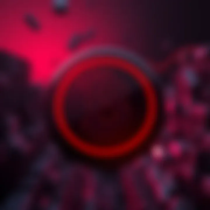 Binance Logo with Red Alert Binance logo with a red warning symbol indicating money laundering issues