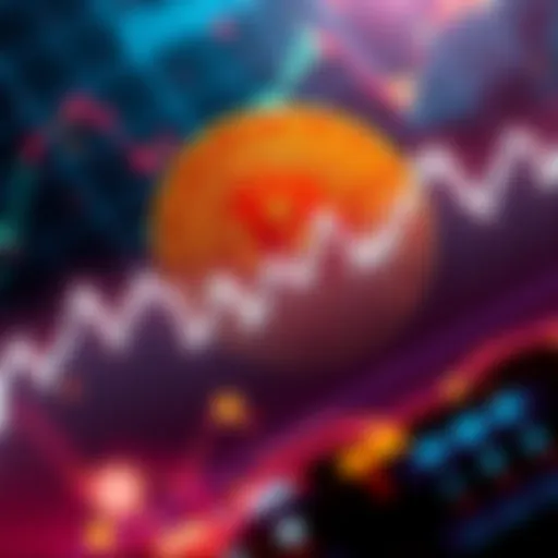 Graph showing Bitcoin's rise to an all-time high and the drop in altcoins' values.