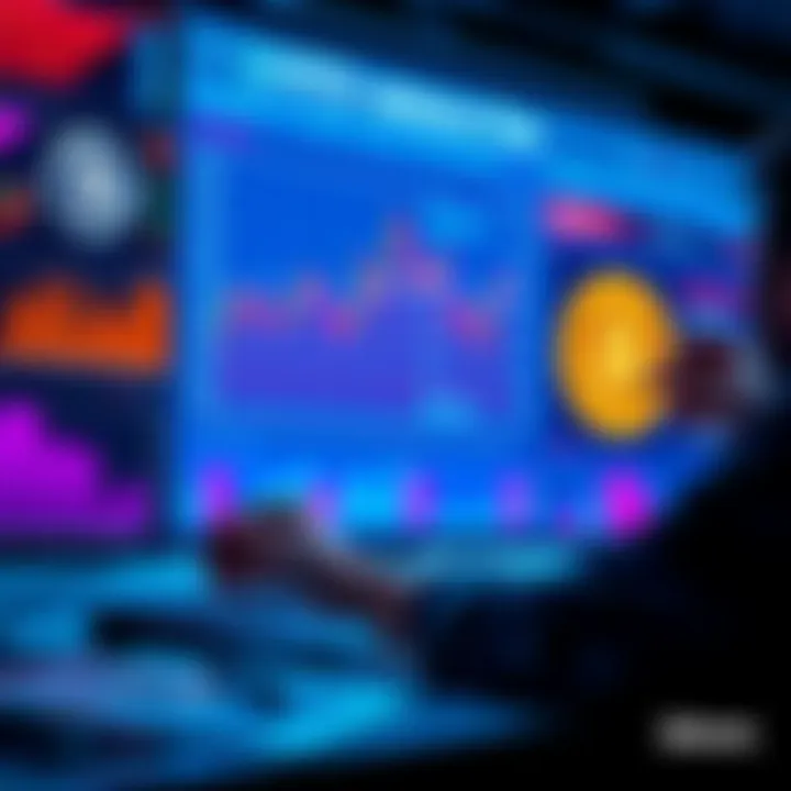 A person analyzing Bitcoin investment strategies with charts and cold storage wallet in view