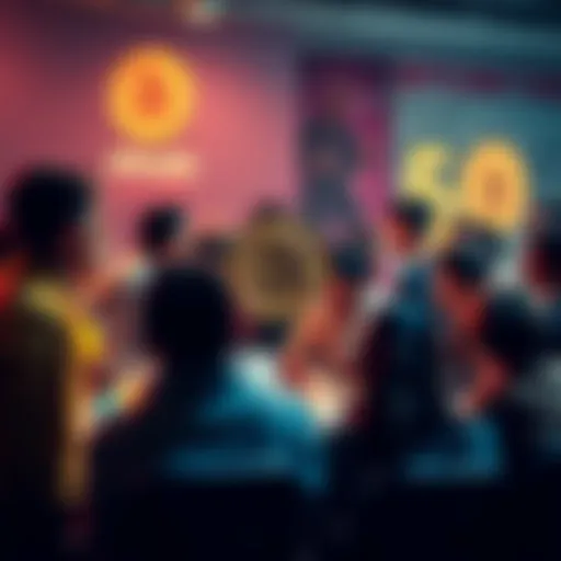 People engaging in a daily discussion about Bitcoin, sharing insights and questions