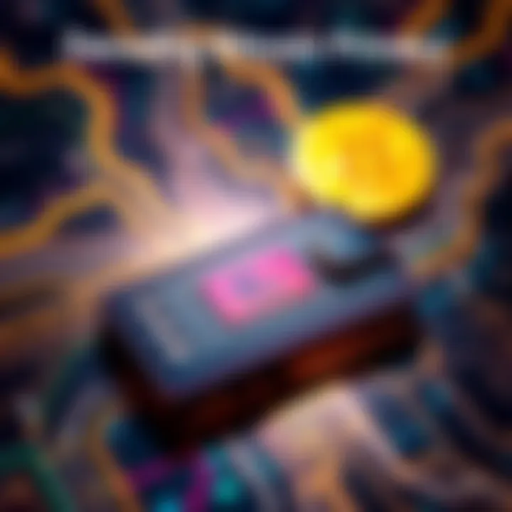 An artistic representation of Bitcoin addresses and privacy implications