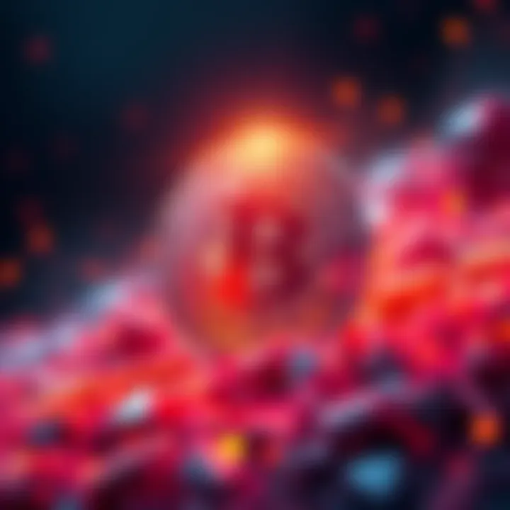 A visual representation of Bitcoin's impact on financial systems and markets