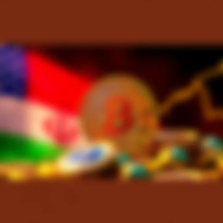 Bitcoin's value increasing while gold's value decreases amidst US-Iran conflict