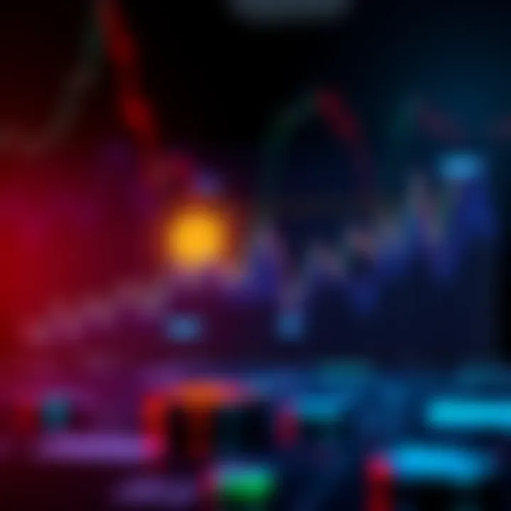 Graph showing Bitcoin price trends with downtrends after halvings, highlighting market changes.