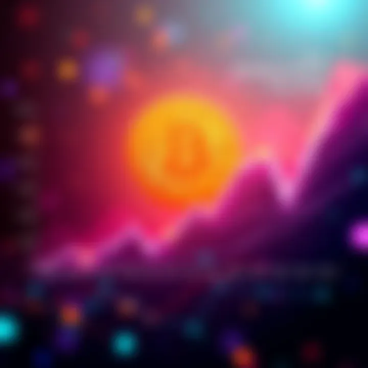 Graph showing Bitcoin price trends and market changes after the last halving event