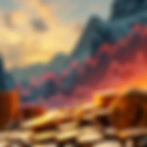 Graph showing dollar-cost averaging in Bitcoin investments with fluctuating prices